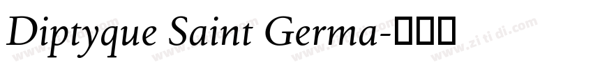 Diptyque Saint Germa字体转换